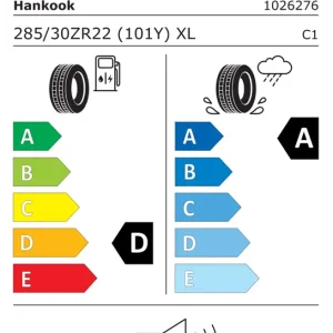 HANKOOK VENTUS S1 EVO3 K127 AO 285/30 R22 101Y XL Transport gratuit