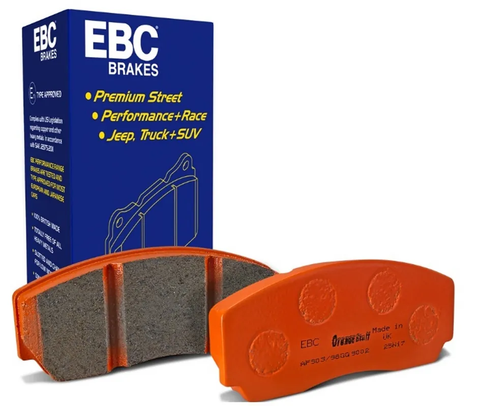 Plăcuțe de frână EBC Orangestuff, punte față, DP91789 Doar azi