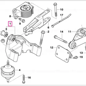 Preț redus Suport motor - Mini R50, R53