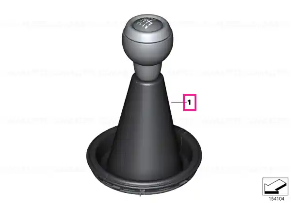 Disponibil imediat Maner schimbator vit SILBER - BMW - Mini