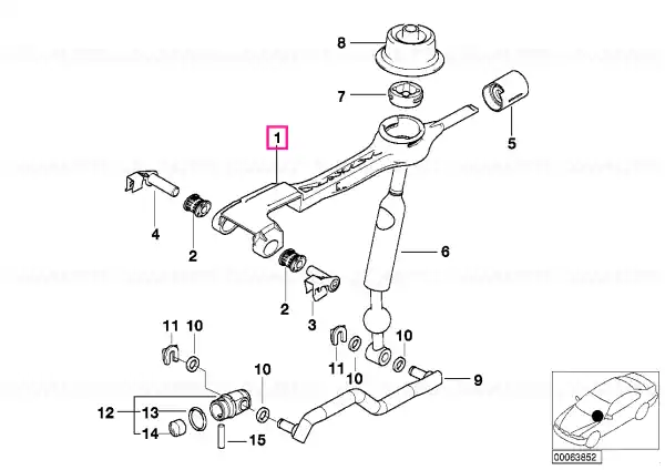 Shftng arm - BMW Livrare gratuită