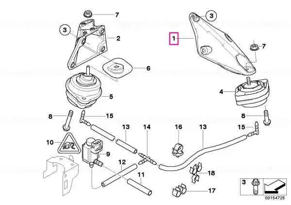Suport motor, stanga - BMW X3 E83 Ofertă
