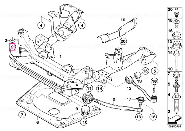 Cel mai bun preț Surub M12X1,5X103 - BMW