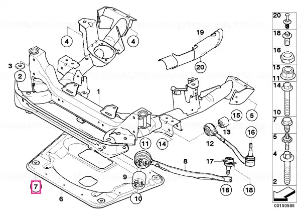 Surub M10X1,25X24 - BMW Ieftin