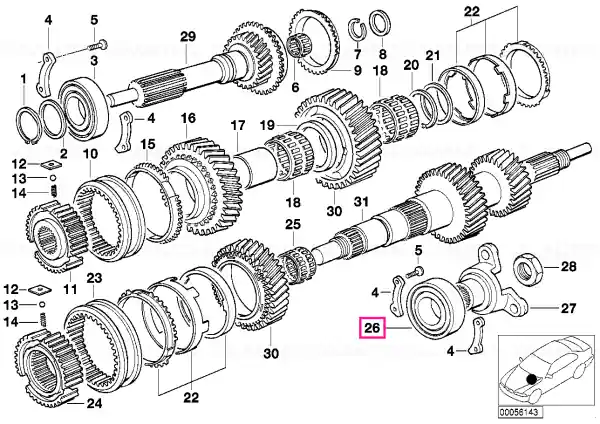 Roller brg. 30X80X20 - BMW Popular