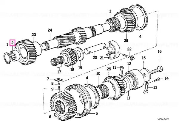 Roller brg. 25X44X20,7 - BMW Preț redus