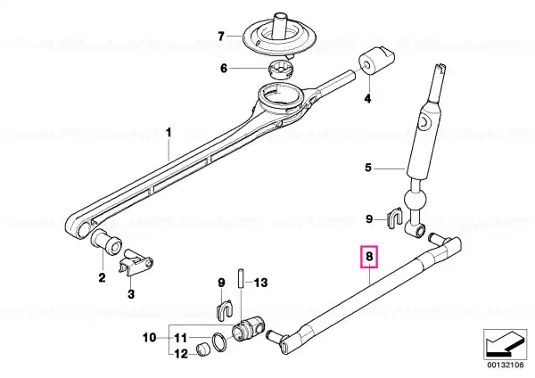 Shift rod - BMW Transport gratuit