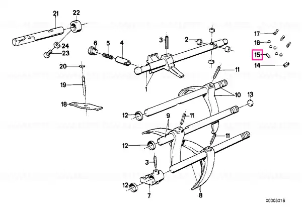 Lichidare de stoc Știft blocare 4X13 - BMW