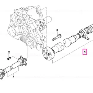 Arbore cardanic spat L=1271MM - BMW Reducere extra