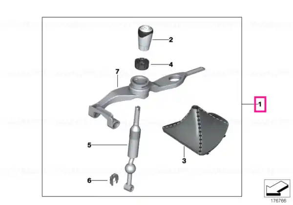 Set montaj pârghie schimbător - BMW Reduceri