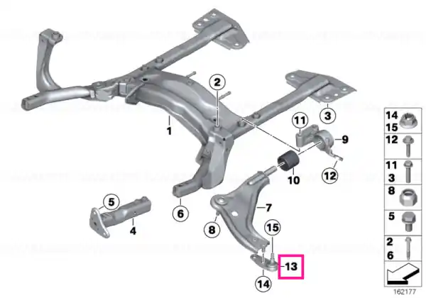 Vezi acum Pivot brat i.fata dr - BMW - Mini
