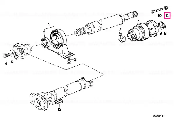 Piuliță hexagonală M10/SW16 - BMW Cumpără online