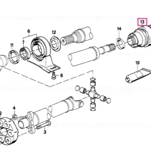 Articulație cardanică cu bucșă canelată LK=86MM (Z=25) - BMW Comandă acum