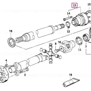 Articulație cardanică cu bucșă canelată LK=94MM (Z=28) - BMW Mai ieftin