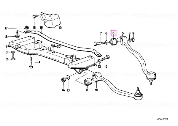 Reducere de preț Rubber Brg - BMW