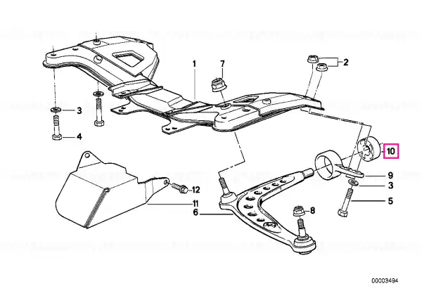Popular Set garnituri elastice furcă suspensie - BMW
