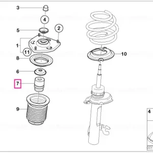 Preferatul clienților Arc suplimentar frontal L=65MM - BMW - Mini
