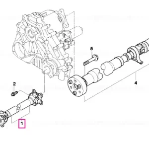 Arborele transmisiei față L=686MM - BMW Livrare expres