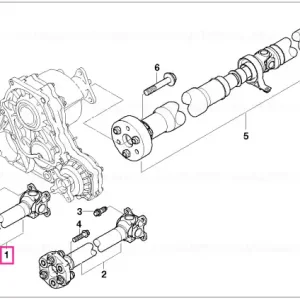 Arbore cardanic L=718MM - BMW Premium