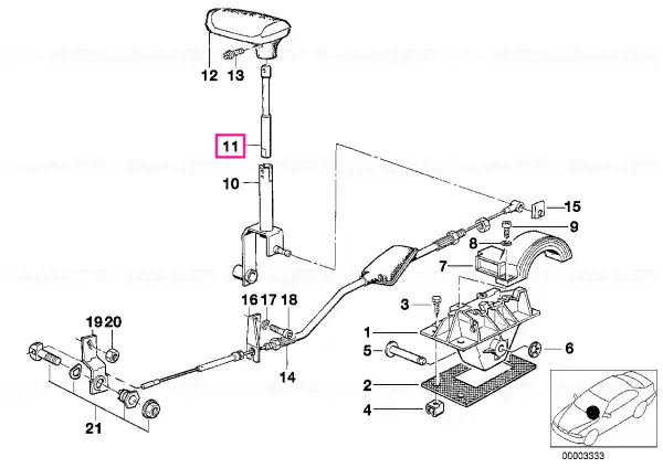 Reduceri Bară de tracțiune L=121MM - BMW