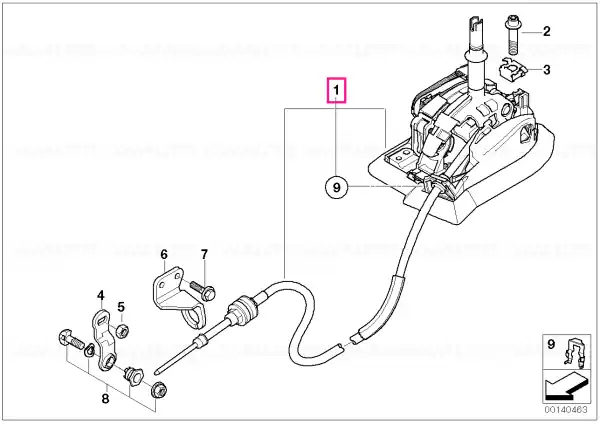 Preț redus Pârghie schimbător Steptronic - BMW
