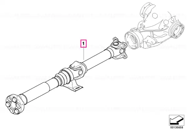 Osie cutie manuala L=1443MM - BMW Preț mic