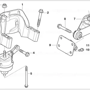 Tampon motor - Mini Cabrio R52, R50, R53 Ofertă limitată