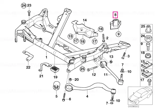 Livrare expres Capac lateral drept - BMW