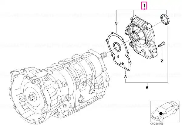 Expediere rapidă Set extensie transmisie - BMW