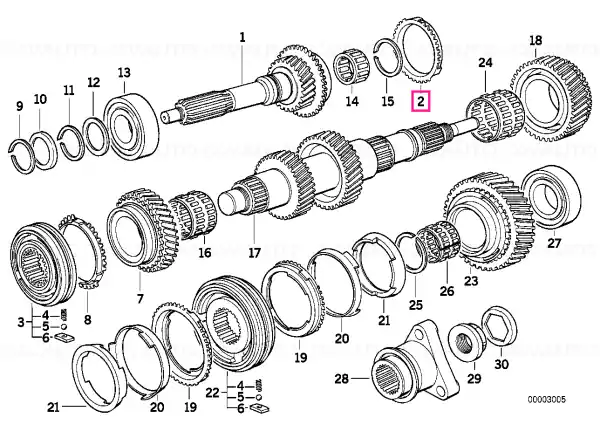 Disponibil imediat SYNCHR RING - BMW