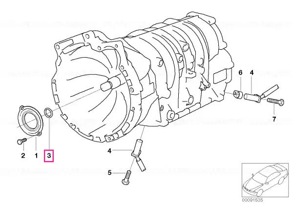 O-ring (garnitura) - BMW Preț redus