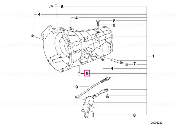 Știft de localizare 6M6X16 - BMW Discount
