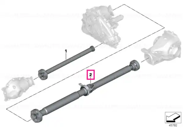 Premium Arbore de transmisie spate L=1277MM - BMW