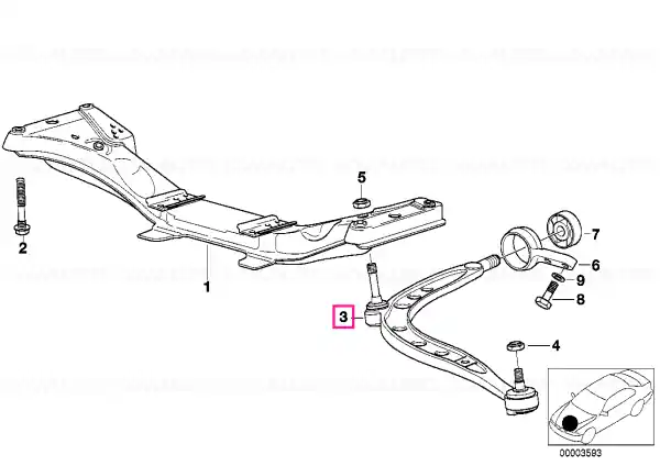 Livrare rapidă Wishbone - BMW