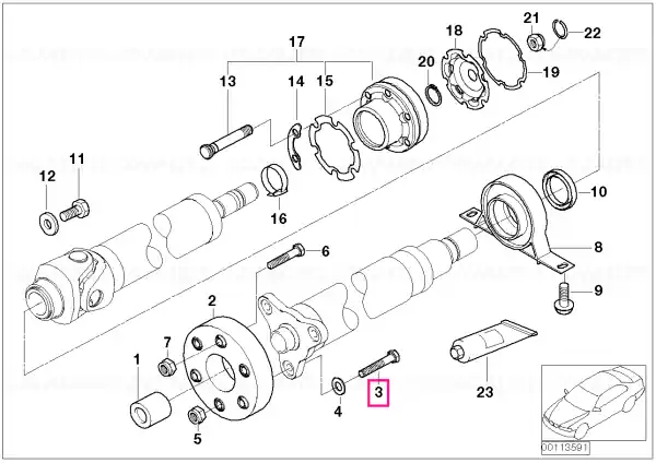 Surub M10X61-10-ZNS3 - BMW Chilipir