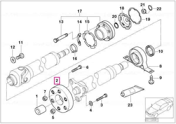 Cumpără acum Flansa cardan LK=105MM/10 - BMW