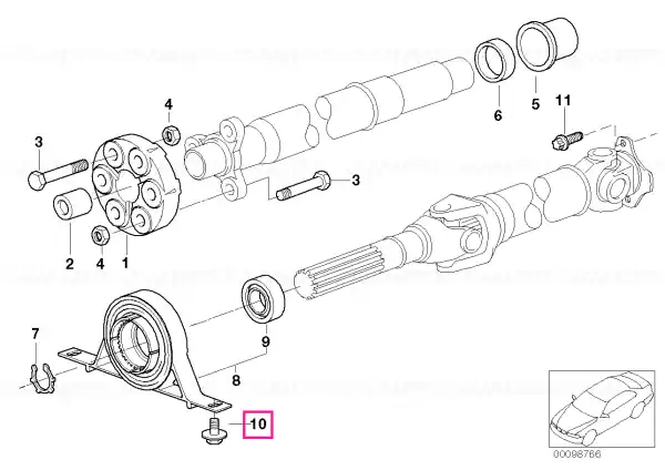 Ofertă limitată Surub M8X24-8.8-ZNS3 - BMW