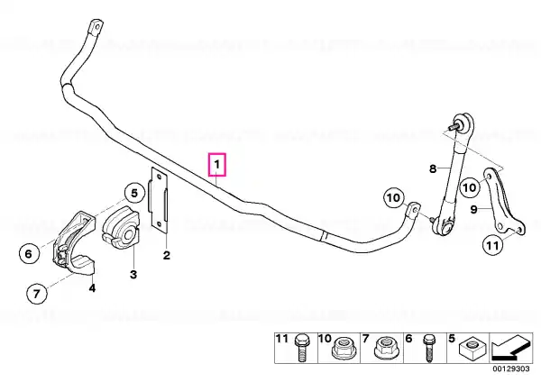 Discount Stabilizer D=25.5MM - BMW