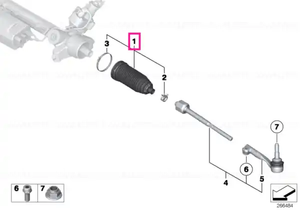 Reducere de preț Kit reparație burduf ZF - BMW