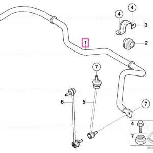 Livrare expres Stabilizer D=22,5MM - BMW - Mini