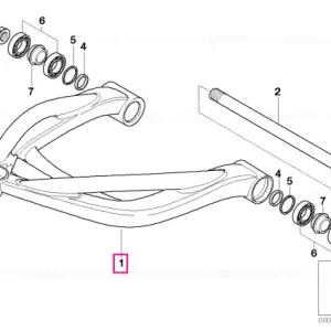 Trailing arm - BMW Motorrad Ieftin