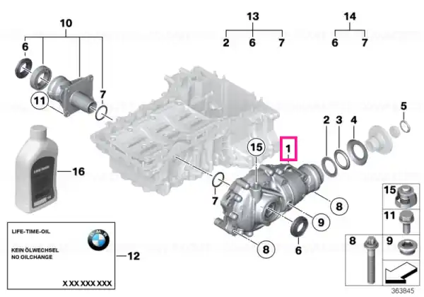 Cumpără acum Diferential punte f. I=44:13=3,38 - BMW