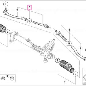 Disponibil imediat Bieleta directie dr - BMW - Mini