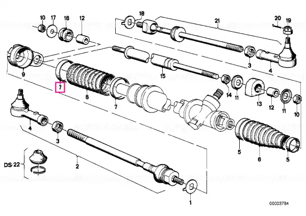 Preț mic Colier burduf bielet - BMW