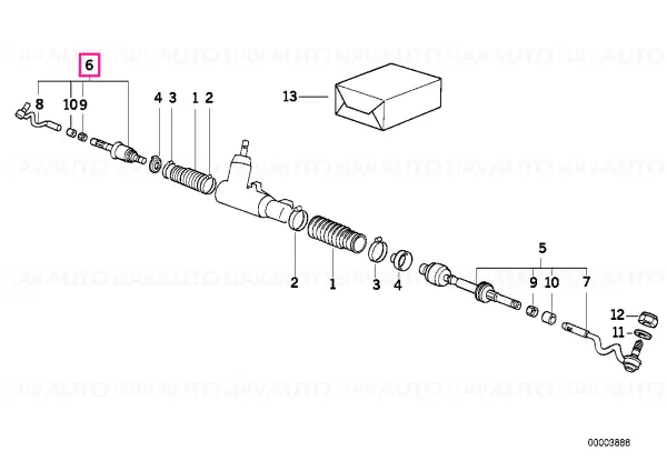 Expediere rapidă Tie rod - BMW