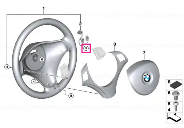 Chilipir Surub M4X10 - BMW