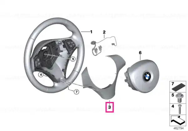 Ornament volan - BMW Livrare gratuită