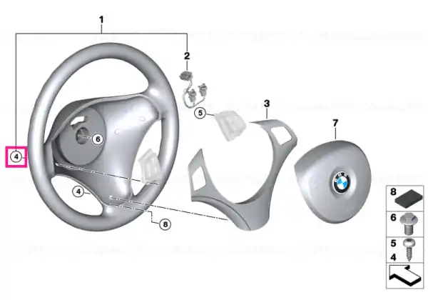 Ofertă exclusivă Surub 4X14MM - BMW