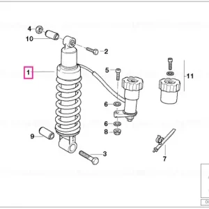 Arc suspensie spate - BMW Motorrad Ieftin