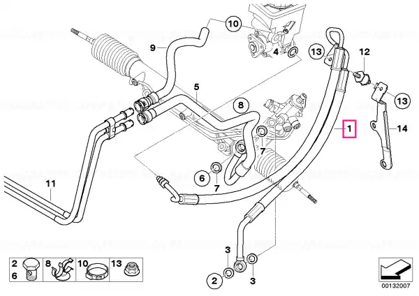 Furtun sistem servod - BMW Popular